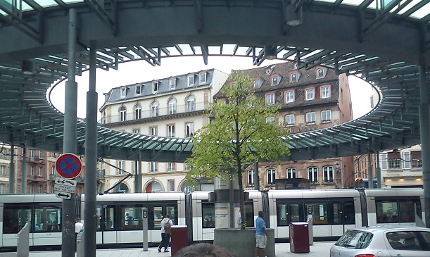 Страсбург. Трамвай вместо метро.
