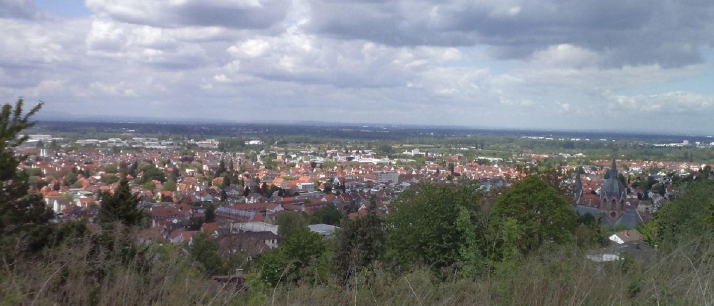  Blick auf Heppenheim vom Schlossberg